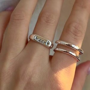 🌸Sterling “Heart” Ring Size 6.25